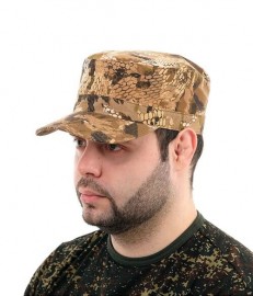 Кепка на застежке (смесовая, беж.соты)