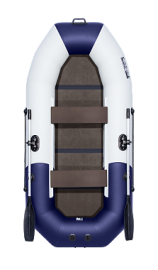 Лодка Таймень N 270 С "Комби" светло-серый/синий