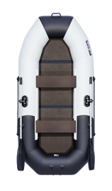 Лодка Таймень N 270 С "Комби" светло-серый/черный