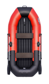 Лодка Таймень N 270 НД "Комби" красный/черный