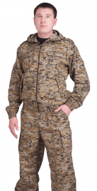 Костюм &laquo;Спецназ&raquo; (ткань: рип-стоп, цвет: коричневая цифра) 7.62