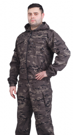 Костюм "Спецназ" (ткань: рип-стоп, цвет: черный мультикам) 7.62