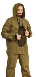 Костюм &laquo;Противоэнцефалитный&raquo; (ткань: палатка, цвет: темн. хаки) КВЕСТ