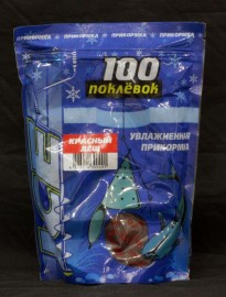 100 поклевок - Прикормка Ice Лещ красный 500гр