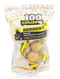 Прикормка 100 поклевок Bomber-30 Лещ