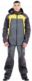Костюм &laquo;Фиш Про&raquo; (таслан, серо-желтый) GRAYLING