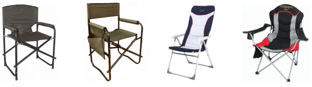 Раскладные кресла и стулья для рыбалки